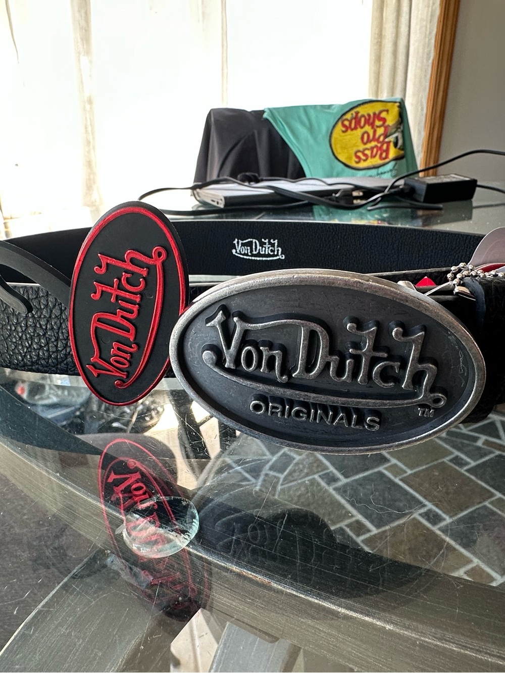 Von Dutch Originals Oversized Buckle Belt – Size 30 – Brand New With Tags